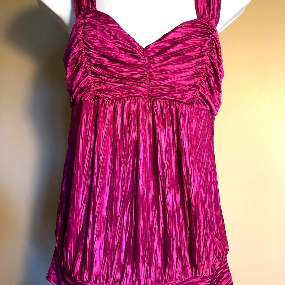 Speechless Ruched tank top. Size Small.